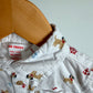 White Puppy Collared Bodysuit / 18-24m