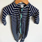 Bonds Blue Stripe Wondersuit / 3-6m (size 00)