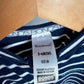Bonds Blue Stripe Wondersuit / 3-6m (size 00)
