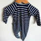 Bonds Blue Stripe Wondersuit / 3-6m (size 00)