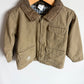 Khaki Green Collared Jacket / 3T