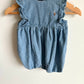 Ralph Lauren Chambray Romper / 6m