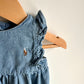 Ralph Lauren Chambray Romper / 6m