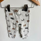 Woodland Animal Grey Waffle Pants / 9m
