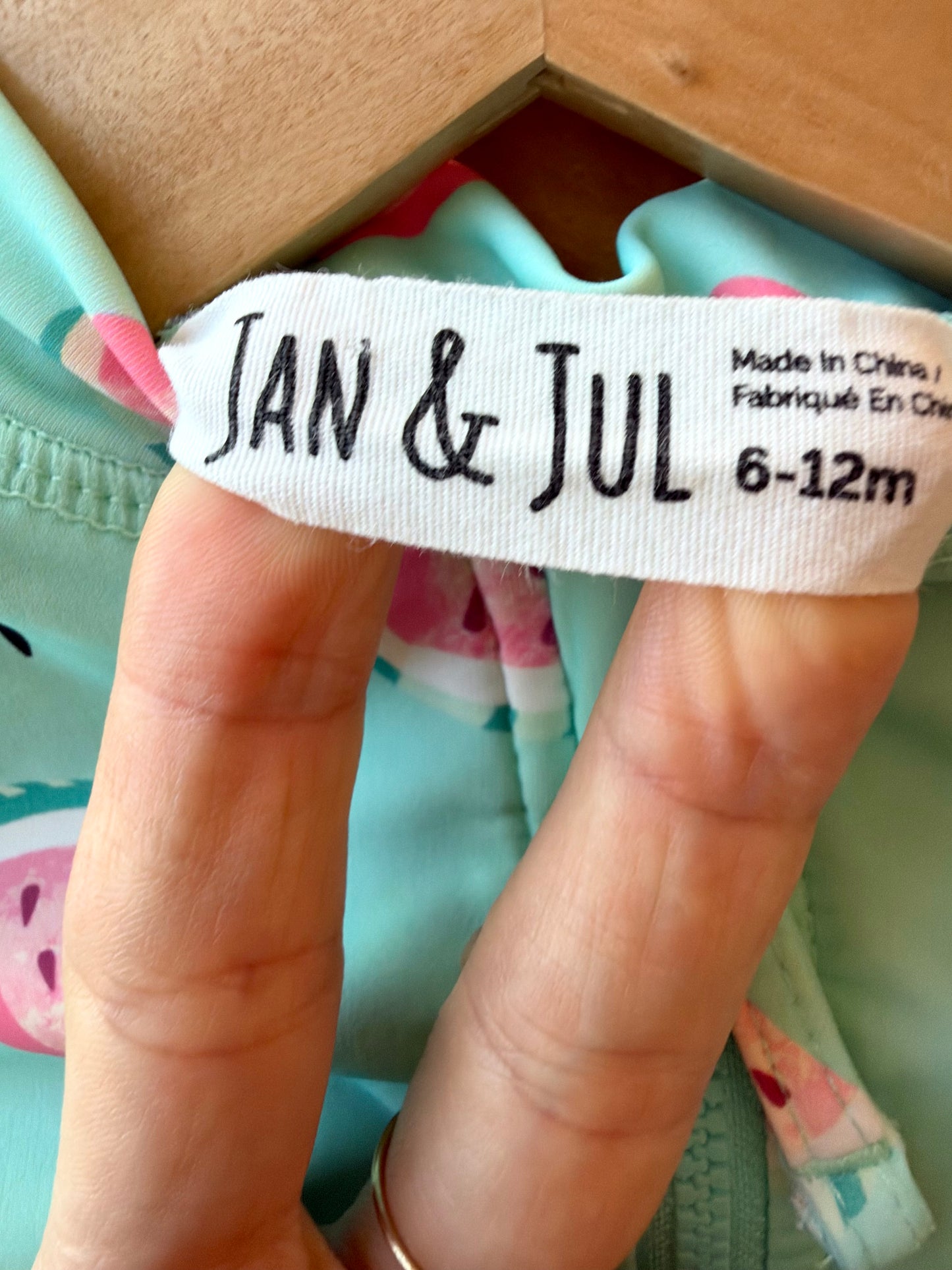 Jan & Jul Watermelon Swim Suit / 6-12m