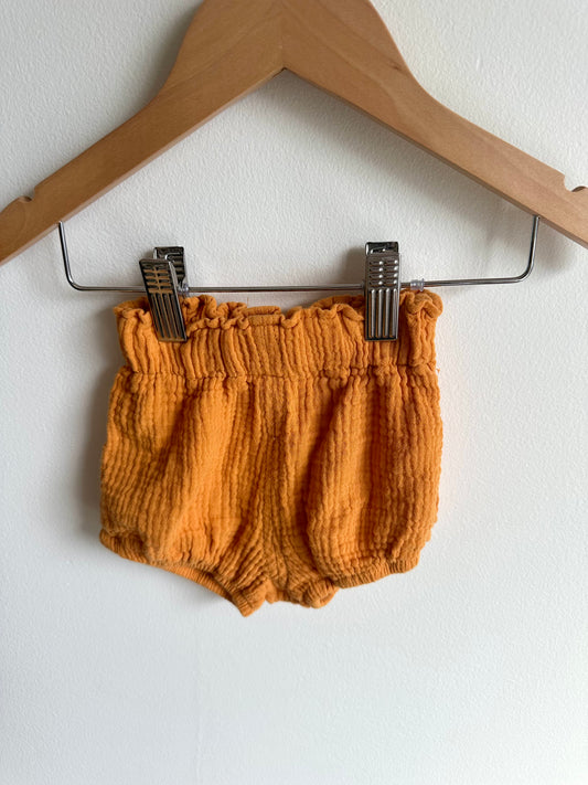 Orange Muslim Shorts / 3-6m?