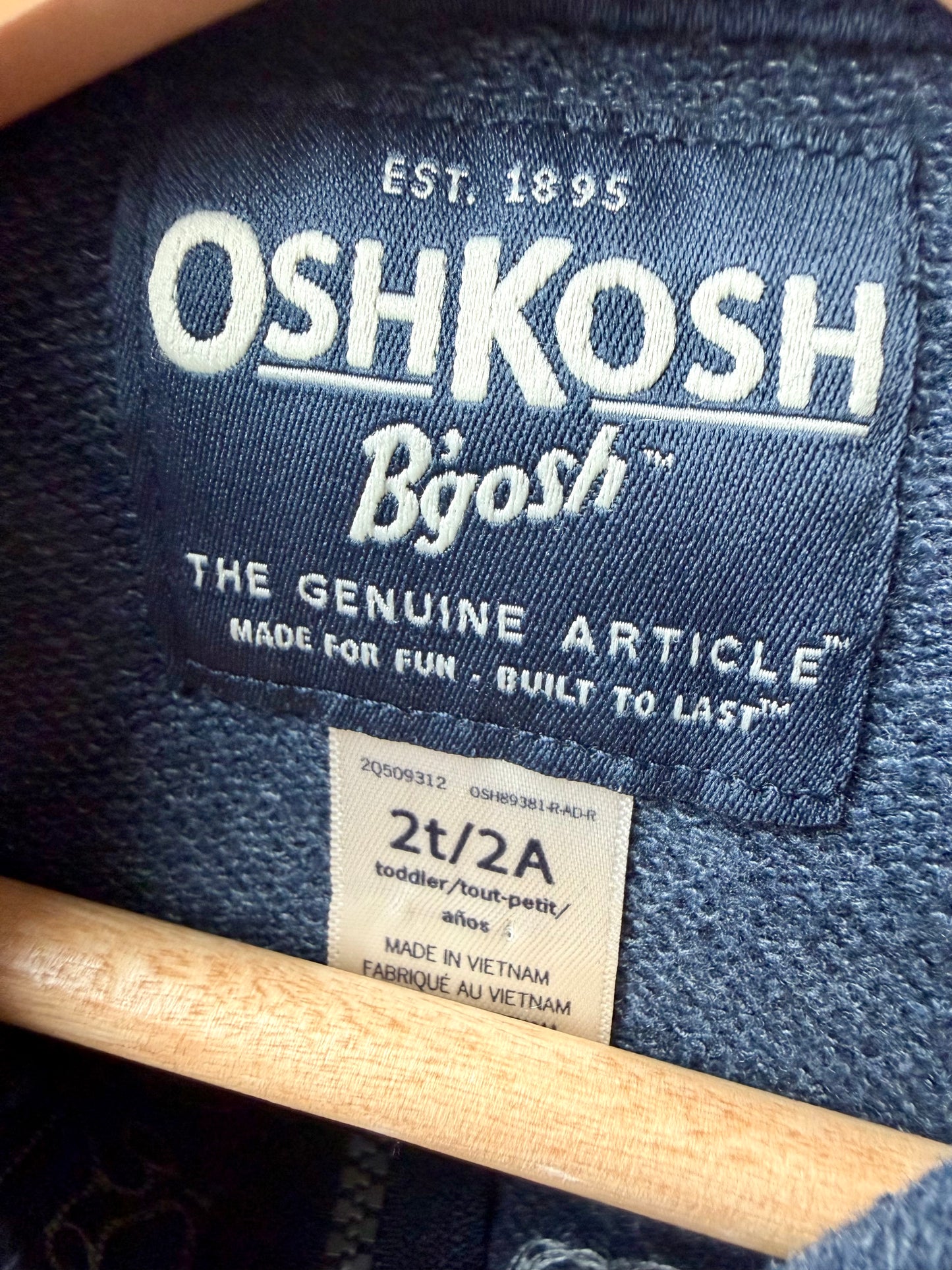 Osh Kosh Navy Hoodie / 2T