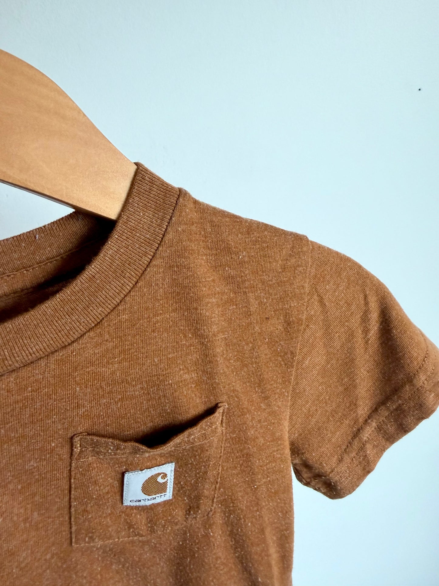 Carhartt Pocket Tan T-Shirt (PLAY) / 2T