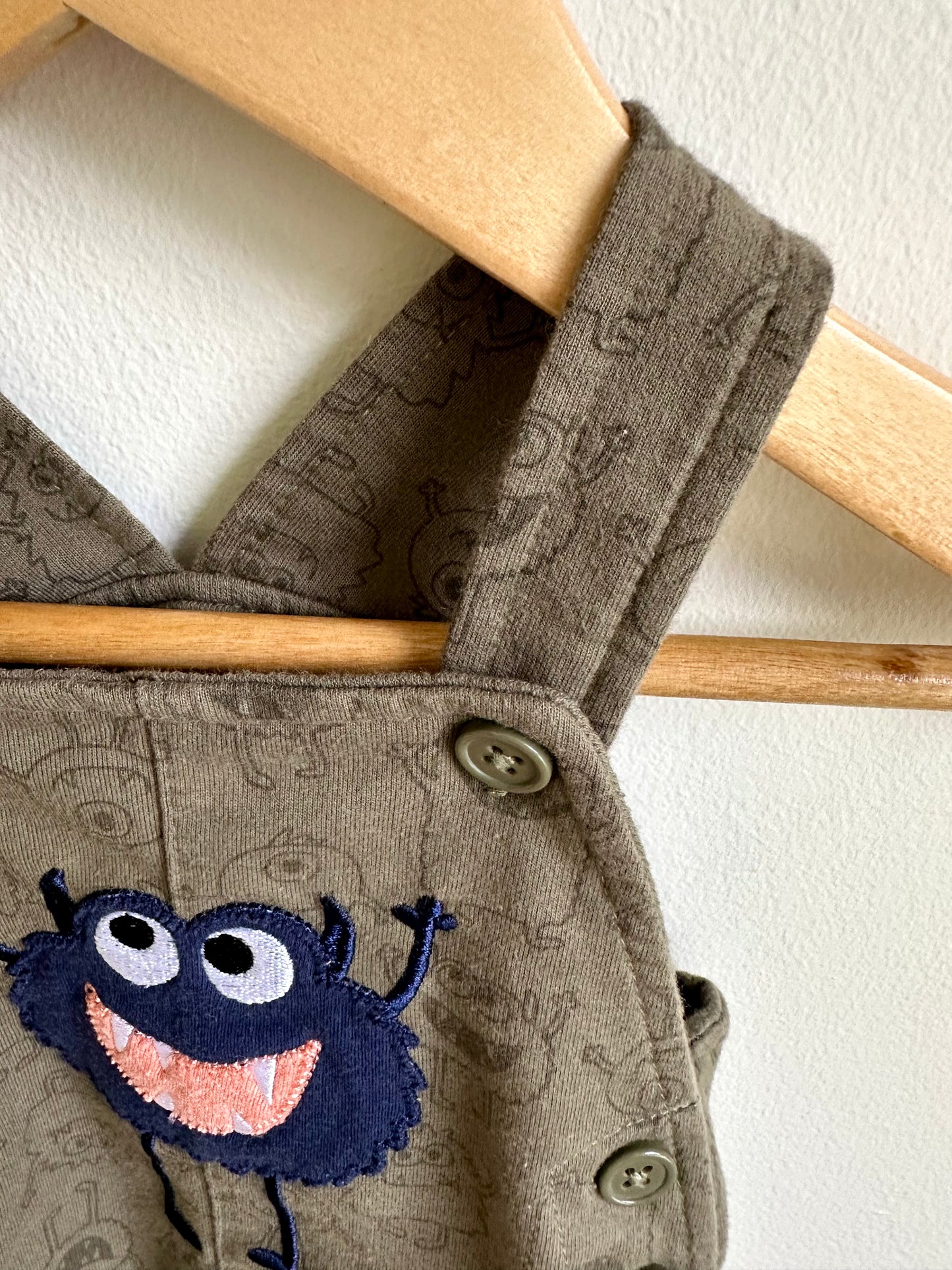 Monster Short Overalls / 6m