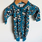 Bonds Blue Animal Print Wondersuit / 0-3m (000)