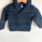 Blue Collared Sweater / 12-18m
