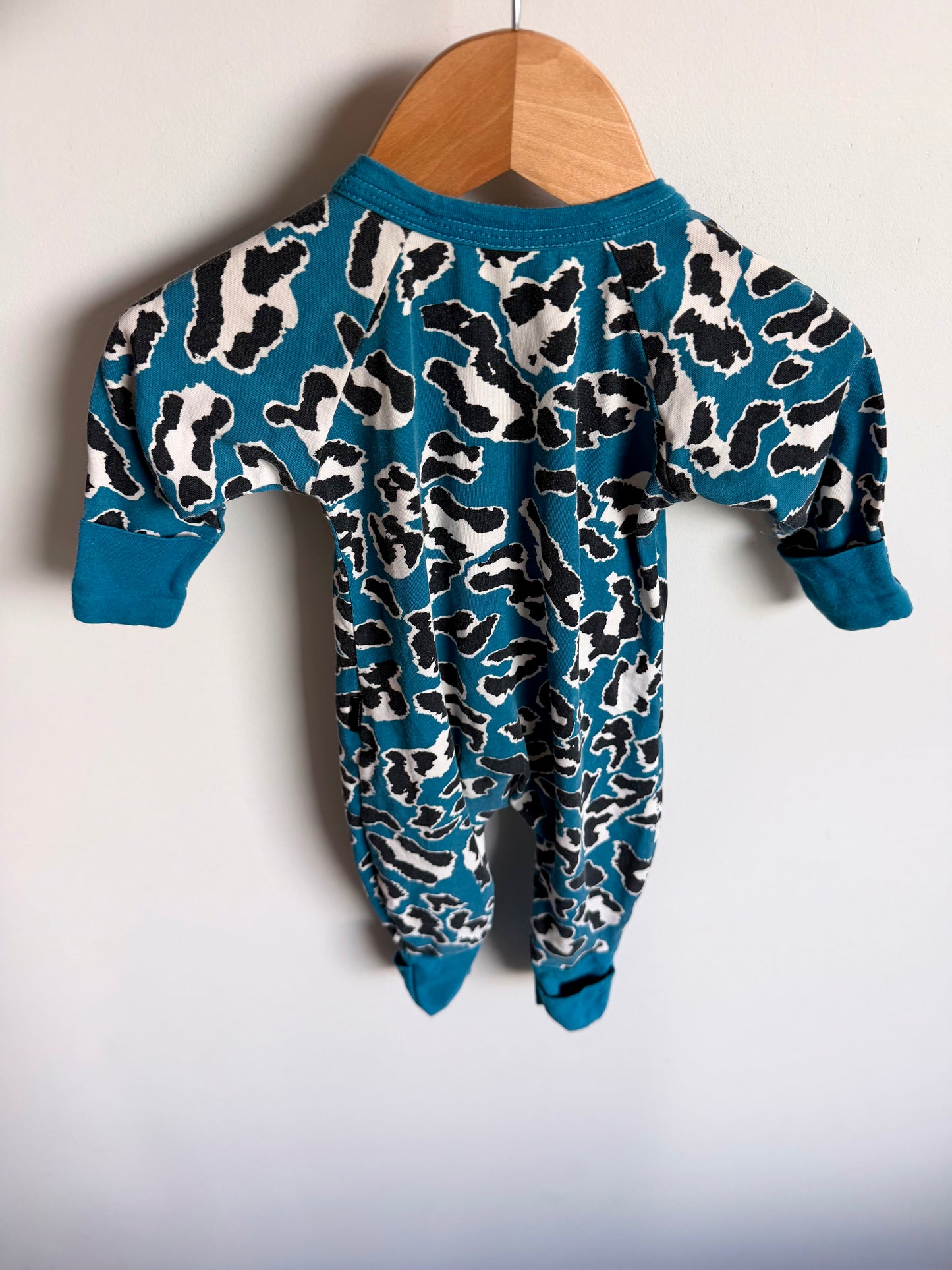 Bonds Blue Animal Print Wondersuit / 0-3m (000)