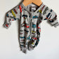 Bonds Newborn Grey Vehicles Wondersuit / 0m (0000)