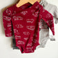 Firetruck Bodysuits + Pants Set (With tags) / 6m