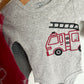 Firetruck Bodysuits + Pants Set (With tags) / 6m