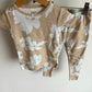 Tan Flower T-Shirt + Pants PJ Set / 18m