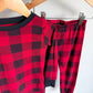 Checkered Red PJ Set / 2T