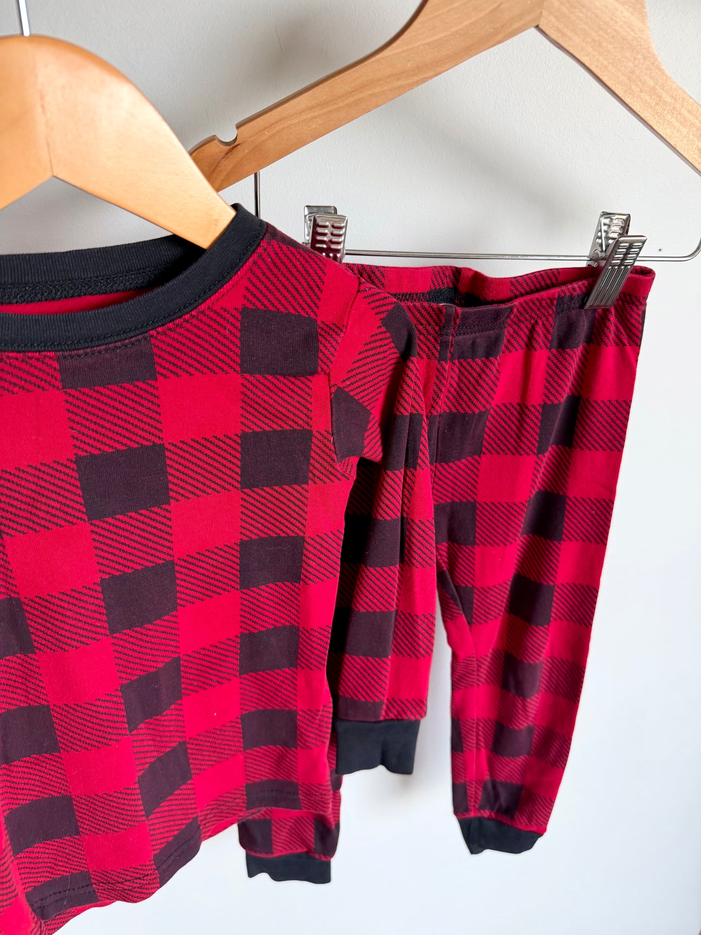 Checkered Red PJ Set / 2T