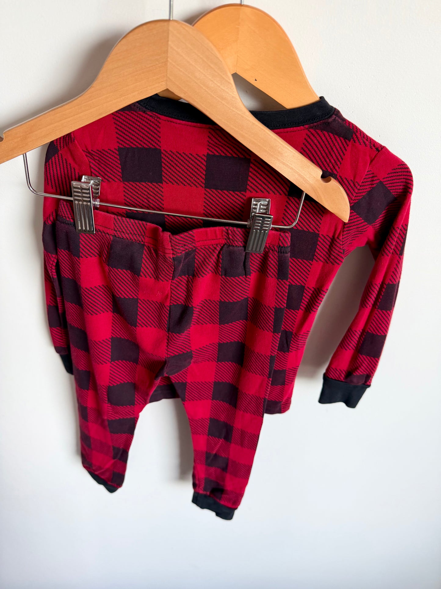 Checkered Red PJ Set / 2T
