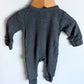 Parade Grey Zipper Sleeper / 0-3m