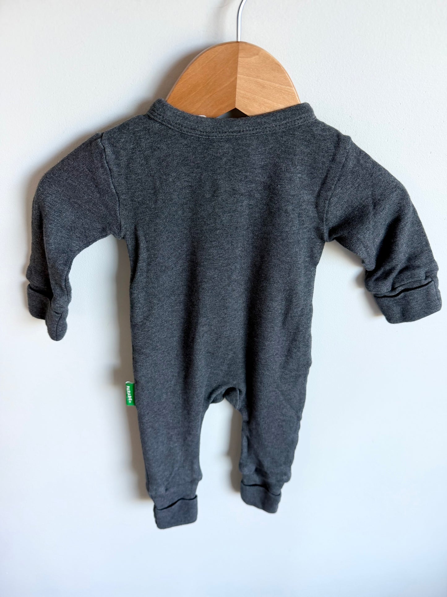 Parade Grey Zipper Sleeper / 0-3m