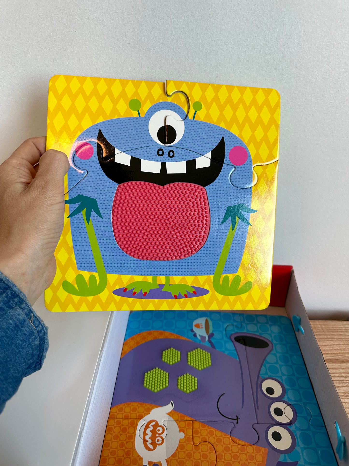 Never Touch a Monster Puzzle Set + Book (No Shipping)