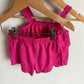 Fuchsia Top + Shorts Set / 18m