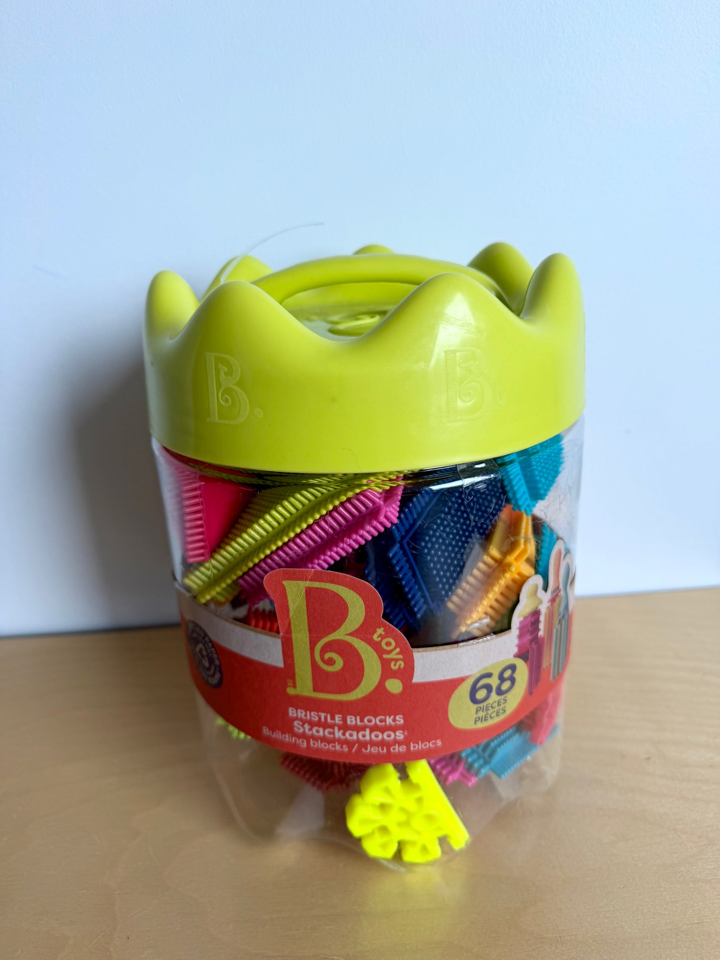 Bristle Blocks in Container Toy (No Shipping)