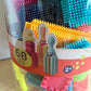 Bristle Blocks in Container Toy (No Shipping)