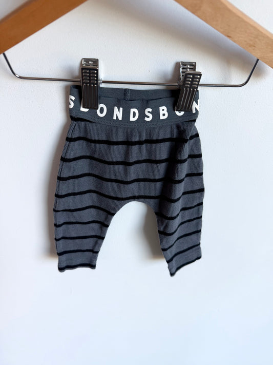 Bonds Striped Grey Pants / 0m