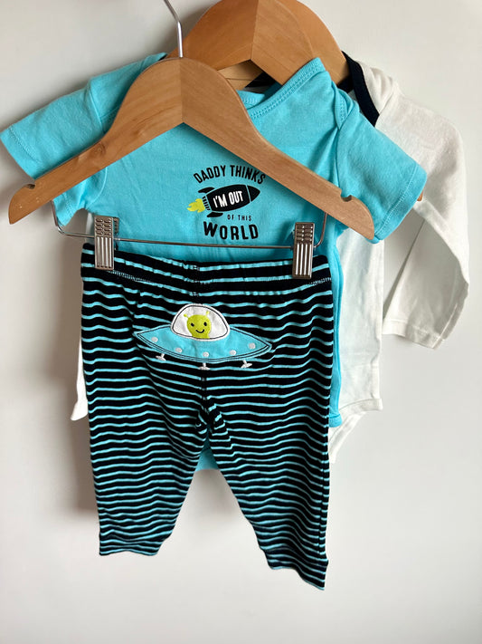 Out of This World Bodysuits + Pants Set (With Tags) / 18m
