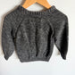 Grey Cable Knit Sweater / 2T