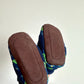 Jan & Jul Stay-Put Navy Dino Booties / 3-12m (S)
