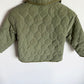 Green Quilted Coat / 3T