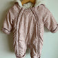 H&M Blush Floral Bunting Suit / 4-6m