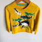 Shark Yellow Crew Neck Sweater / 3T