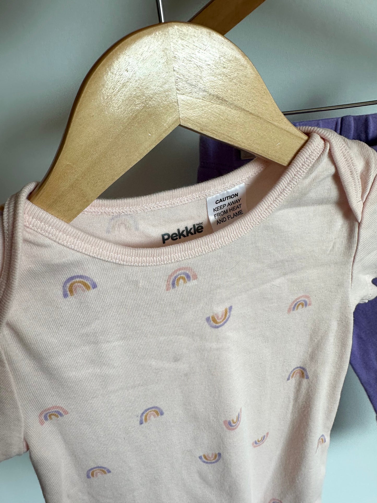 Rainbow Bodysuit + Leggings Set / 24m