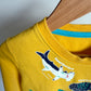Shark Yellow Crew Neck Sweater / 3T