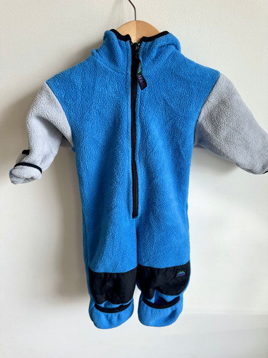 Made in US Blue Bunting Suit / 3-9m