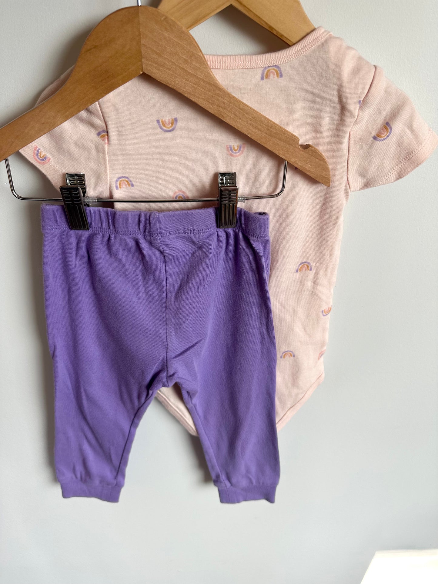 Rainbow Bodysuit + Leggings Set / 24m