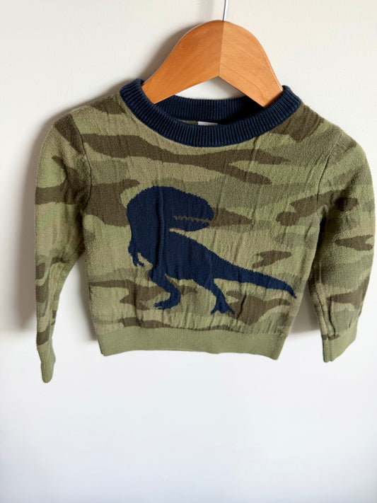 Dino Camo Sweater / 2-3T