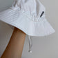 White Strap Sun Hat / 6-24m