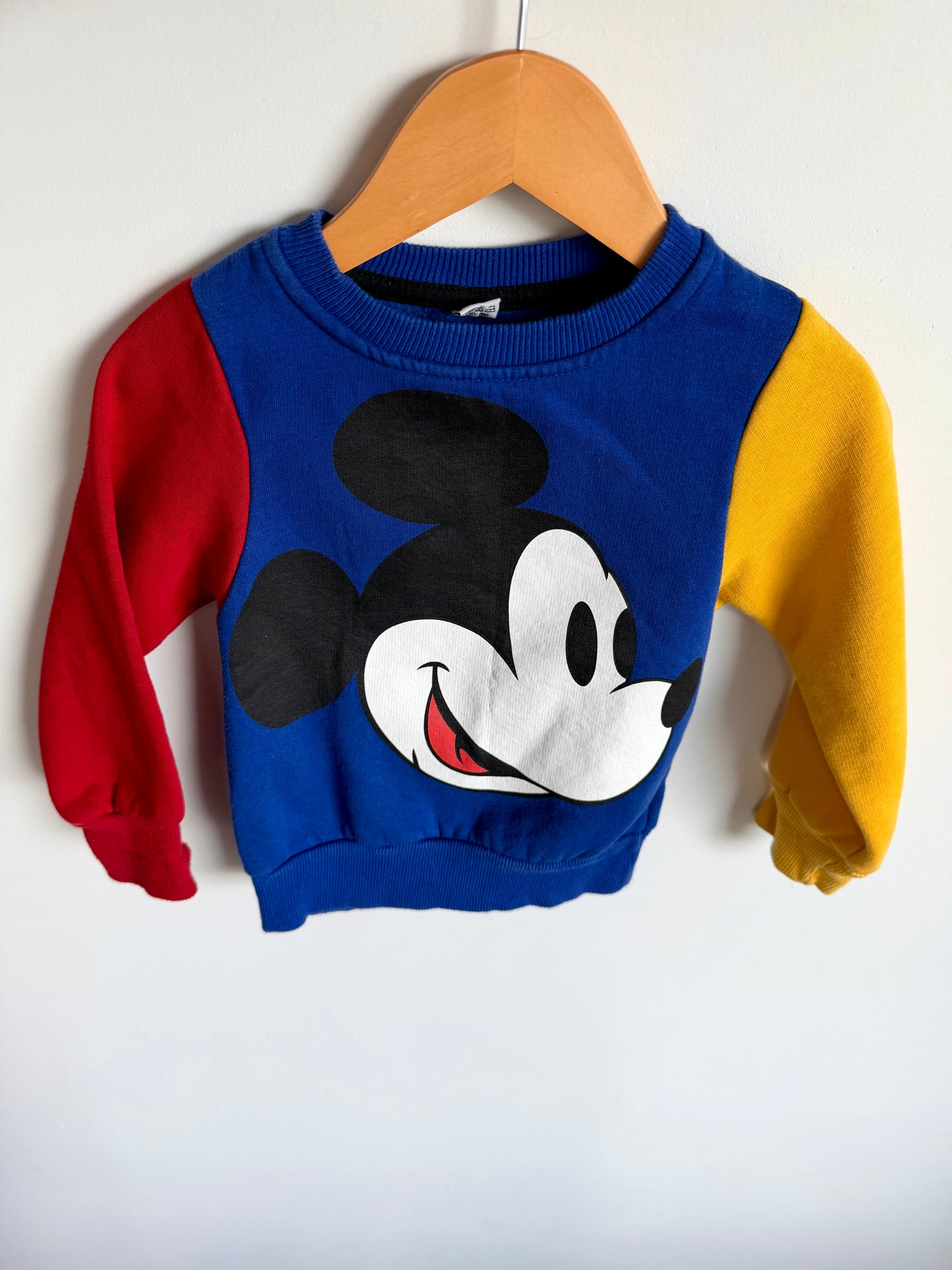 Mickey Color Block Sweater / 2-3T