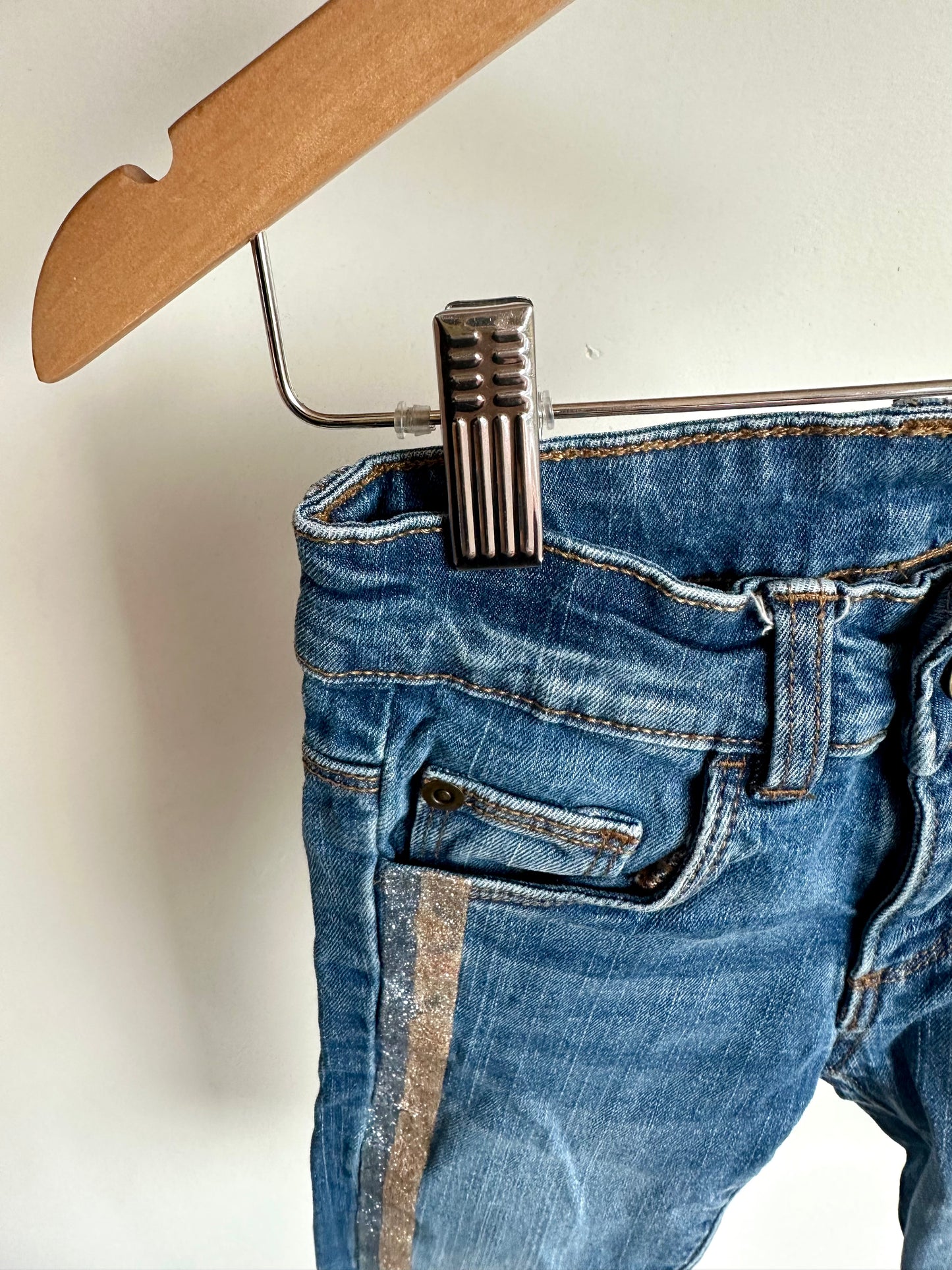 Sparkle Stripe Jeans / 2-3T