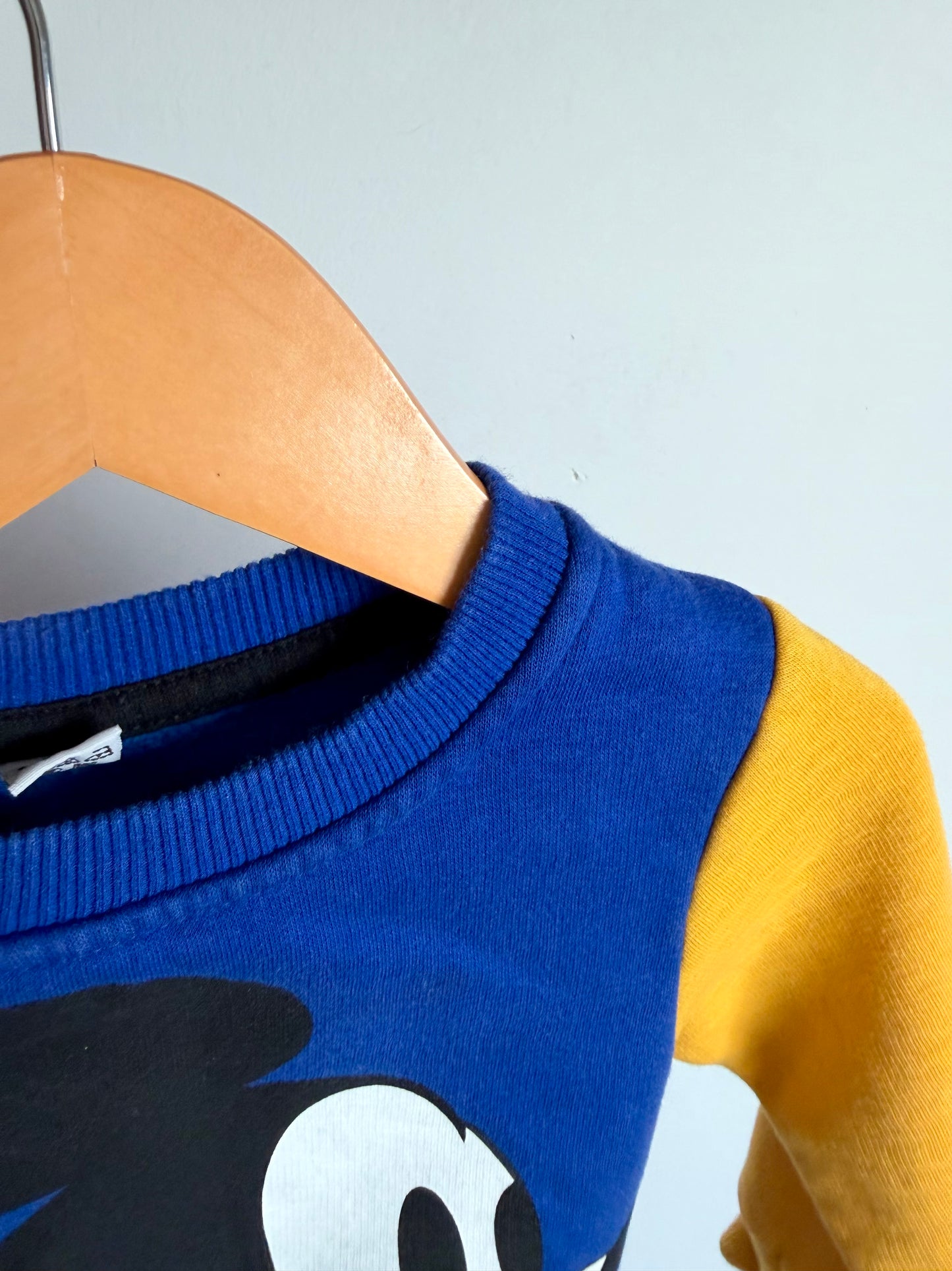Mickey Color Block Sweater / 2-3T