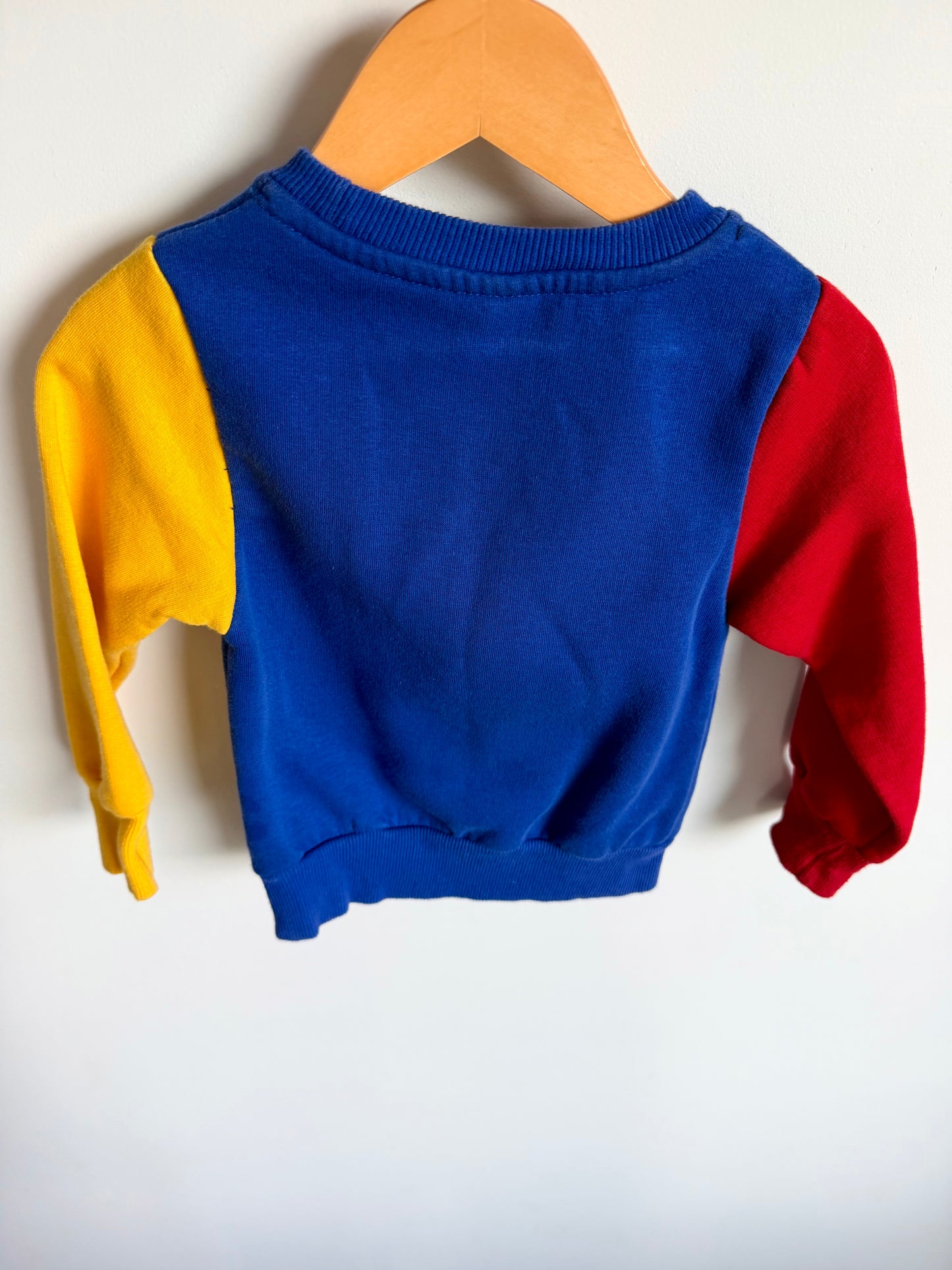 Mickey Color Block Sweater / 2-3T