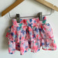 Floral Pink Tiered Skirt / 2T