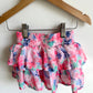 Floral Pink Tiered Skirt / 2T