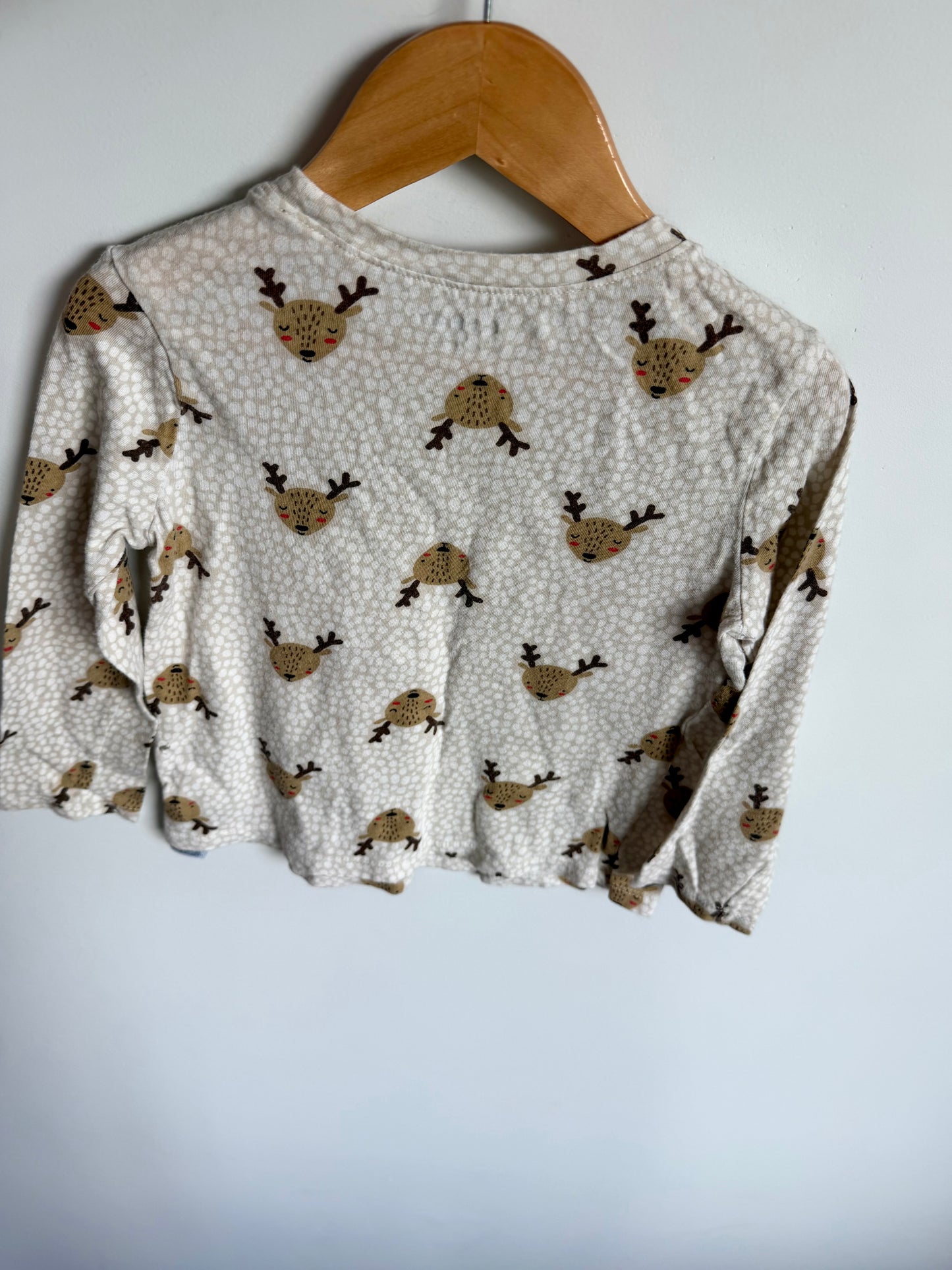Deer PJ Long Sleeve Top / 4T
