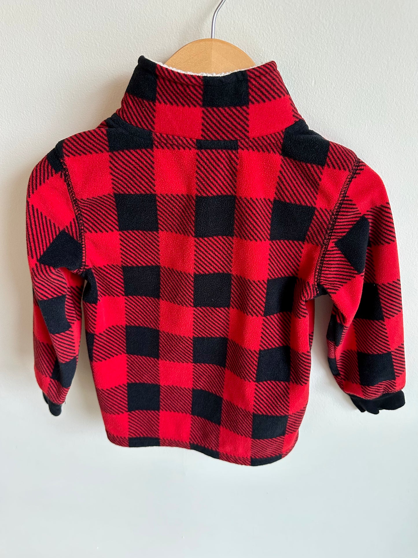 Fleece Checkered Sweater / 2T